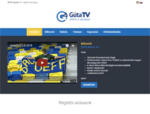 Tablet Screenshot of gutatv.sk